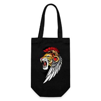 Rugissement sauvage - Sac à bouteille - noir - Devant
