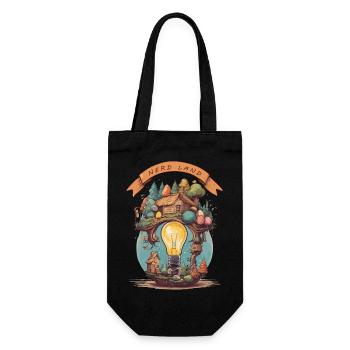 Nerd Land - Gift Bag for Bottles - black - Front