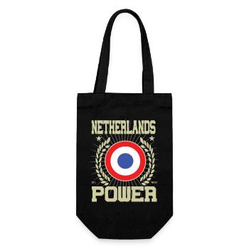 Design cool des Pays-Bas - Sac à bouteille - noir - Devant