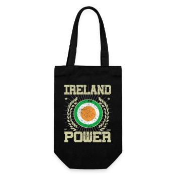 Cool Ireland Design - Gift Bag for Bottles - black - Front