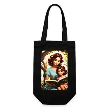 personalized design mother's gift - Gift Bag for Bottles - black - Front