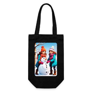 personalized design mother's gift - Gift Bag for Bottles - black - Front