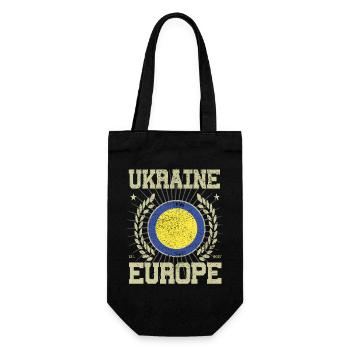 Cool Ukraine Design - Gift Bag for Bottles - black - Front