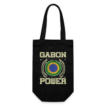 Cool Gabon, Design - Sac à bouteille - noir - Devant