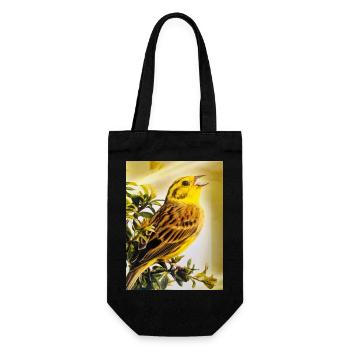 The Bird in the sunset - Gift Bag for Bottles - black - Front