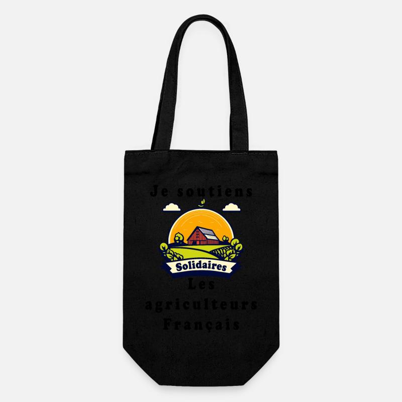 Soutien aux agriculteurs #5 - Sac à bouteille - noir
