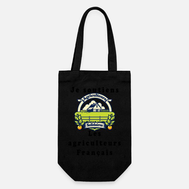 Soutien aux agriculteurs #7 - Sac à bouteille - noir