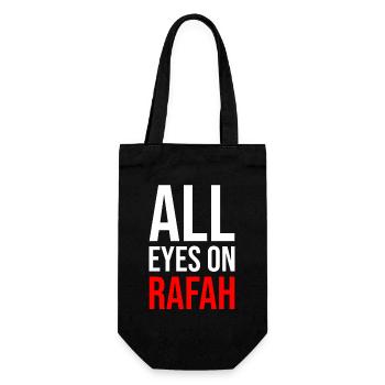 TOUS LES REGARDS SONT TOURNÉS VERS RAFAH - Sac à bouteille - noir - Devant