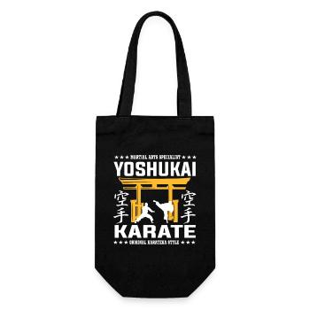 Cool Yoshukai martial arts design with kanji - Gift Bag for Bottles - black - Front