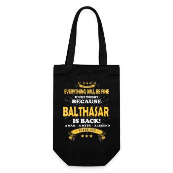 Tout va bien se passer, parce que Balthasar est là Outfit - Sac à bouteille - noir - Devant