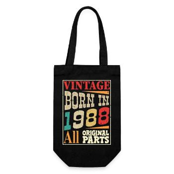 Vintage born in 1988 - Original parts - Sac à bouteille - noir - Devant