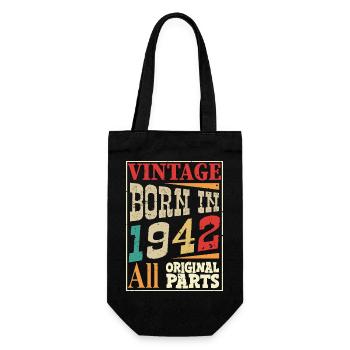 Vintage born in 1942 - Original parts - Sac à bouteille - noir - Devant