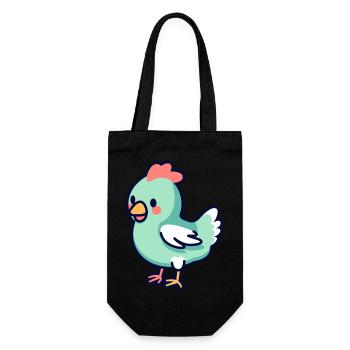 Poulet - Sac à bouteille - noir - Devant