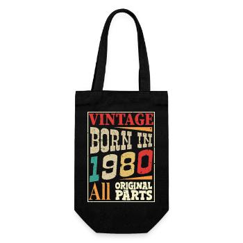 Vintage born in 1980 - Original parts - Sac à bouteille - noir - Devant