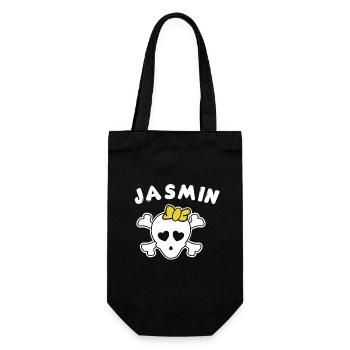 Pirate Jasmine Design for Girls and Women - Gift Bag for Bottles - black - Front