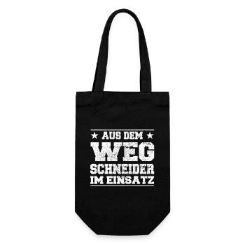 Aus dem Weg Schneider im Einsatz Design - Geschenkbeutel für Flaschen - Schwarz - Vorne
