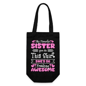 Famille, Enfants, Coeur de Frère, Cohésion - Sac à bouteille - noir - Devant