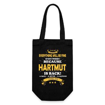 Tout ira bien Hartmut est de retour - Sac à bouteille - noir - Devant