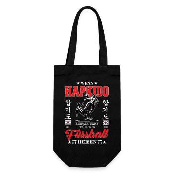 If Hapkido were easy - Gift Bag for Bottles - black - Front