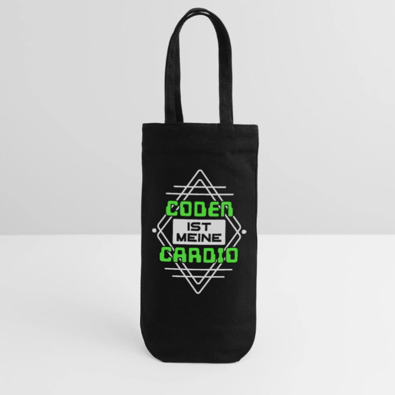 Coden Statement Developer Computerfreak Scripting Gift Bag for Bottles