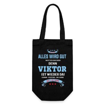 Tout va bien se passer, parce que Viktor est là Outfit - Sac à bouteille - noir - Devant