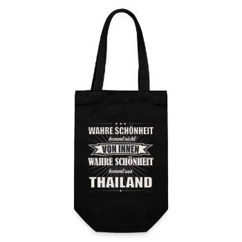 La vraie beauté vient du design thaïlandais - Sac à bouteille - noir - Devant