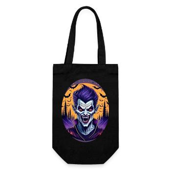 Gruseliges Halloween Party Kostüm Vampir - Geschenkbeutel für Flaschen - Schwarz - Vorne