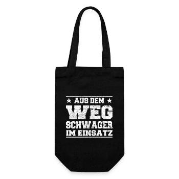 À l’écart : Schwager en action Design - Sac à bouteille - noir - Devant
