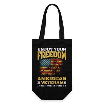 Soldat Patriot Eagle des États-Unis - Sac à bouteille - noir - Devant