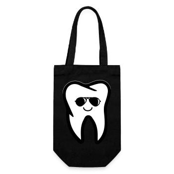 Tooth Sunglasses - Gift Bag for Bottles - black - Front