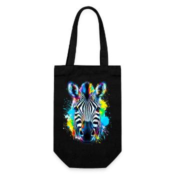 Zèbre - Sac à bouteille - noir - Devant