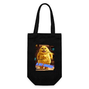 Monster 12 - Geschenkbeutel für Flaschen - Schwarz - Vorne