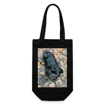 Havaneser forever - Geschenkbeutel für Flaschen - Schwarz - Vorne