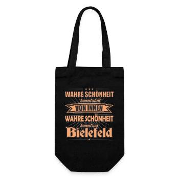 La vraie beauté vient de Bielefeld Design - Sac à bouteille - noir - Devant