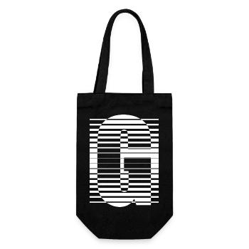 LETTER G - Gift Bag for Bottles - black - Front
