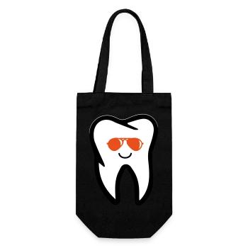 Tooth Sunglasses - Gift Bag for Bottles - black - Front