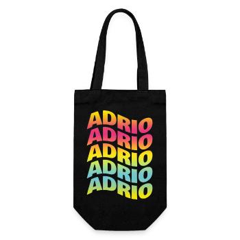 Adrio wave effect t-shirt gift idea - Gift Bag for Bottles - black - Front