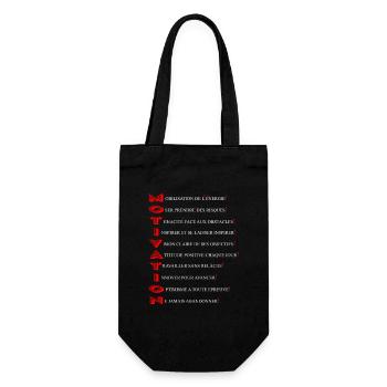 The Energy to Succeed - Gift Bag for Bottles - black - Front