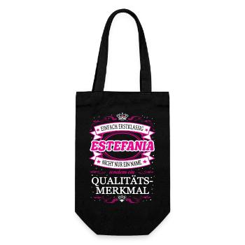 Quality feature Estefania simply first-class - Gift Bag for Bottles - black - Front