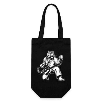 Martial Arts Tiger – The King of Fighters - Gift Bag for Bottles - black - Front