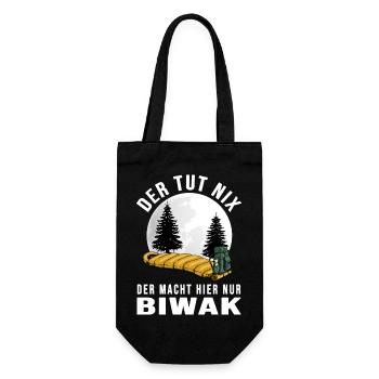 Bivouac Bushcraft Wildcamping Survival Adventure - Gift Bag for Bottles - black - Front