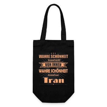 La vraie beauté vient d’Iran Design - Sac à bouteille - noir - Devant