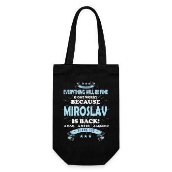 Tout ira bien Miroslav est de retour - Sac à bouteille - noir - Devant