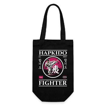 Hapkido Fighter – Die Kunst der Selbstverteidigung - Geschenkbeutel für Flaschen - Schwarz - Vorne