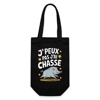 J'peux pas j'ai chasse - Sac à bouteille - noir - Devant