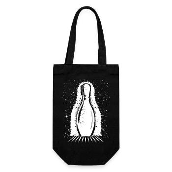 Bowling Pin - Geschenkbeutel für Flaschen - Schwarz - Vorne
