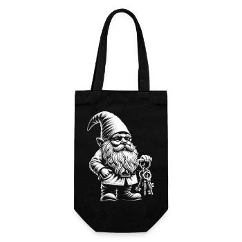 Bunch of keys - Gift Bag for Bottles - black - Front