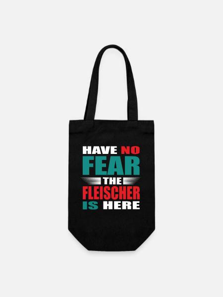 Have no Fear the Fleischer is here Outfit - Geschenkbeutel für Flaschen - Schwarz