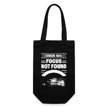 Erreur 404 Focus Non Trouvé - Sac à bouteille - noir - Devant
