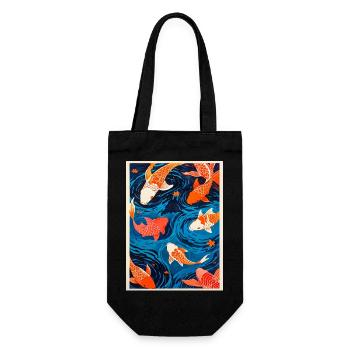 La danse des carpes koï - Sac à bouteille - noir - Devant